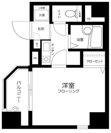 エスコート芝公園の物件間取画像